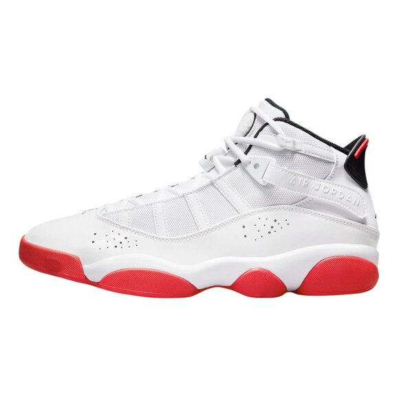 Air Jordan 6 Rings Cherry White Red 322992-160 US 11 Retro 6 7 8 11 12 13 14 6IX - Picture 13 of 15